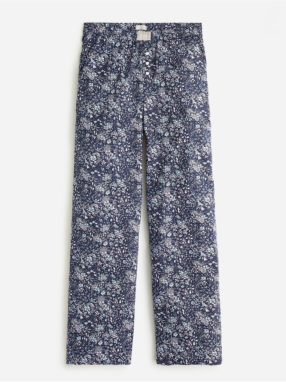 J.Crew Floral Elastic Waist Wide Leg Pajama Pants XS